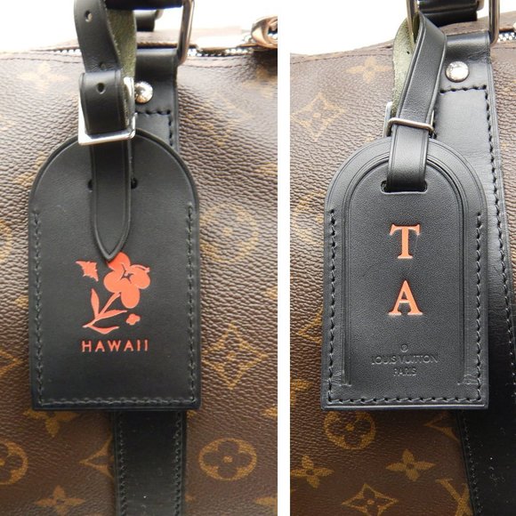 Louis Vuitton Monogram Macassar Keepall Bandouliere 55 Brown - Picture 4 of 7